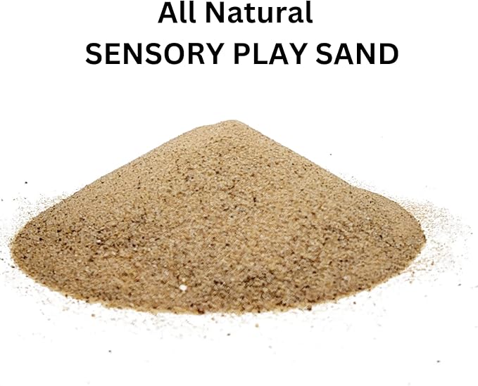 5 lb Natural Sand for Sandbox, Sand Art, Home Decor, Sensory Bin, Aquarium & More, Odorless, Non-Toxic, Safe for Kids & Pets, Versatile, and Clump-Free for Easy Handling
