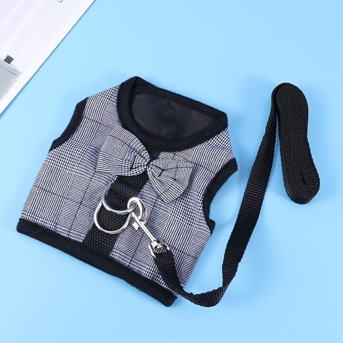 POPETPOP 3pcs Small Pet Breathable Mesh Vest for Guinea Pigs and Small Animals Comfortable Traction Strap for Easy Walking s