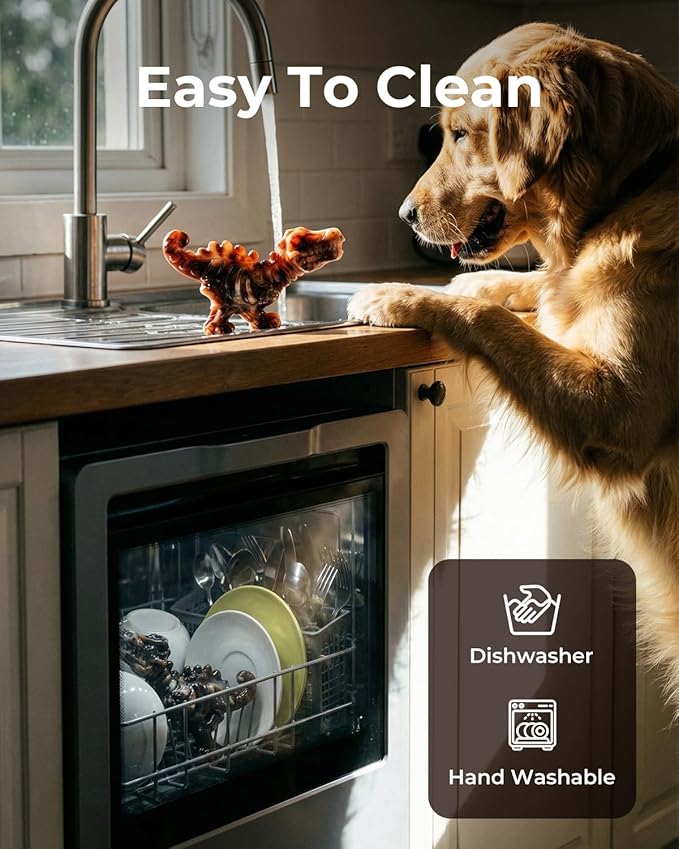 2 Pack Indestructible Dog Chew Toys for Aggressive Chewers: Ultra-Dense Nylon, Bacon Flavor Chew Bones, Heavy Duty Tough Toys for Large Dogs 20-90 lbs, Long Lasting & Keep Them Busy (XL)