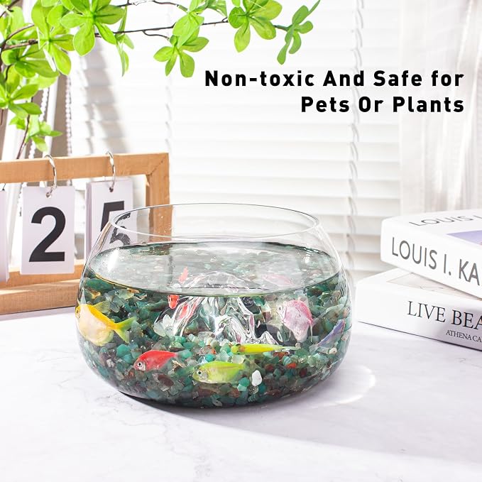 Green Agate Crushed Stone Tumbled Chips 0.88 Lb, Tumbled Polished Crystal Chips Bulk Natural Gemstones for Decorative Fish Tank Vase Fillers Aquarium Gravel Rocks