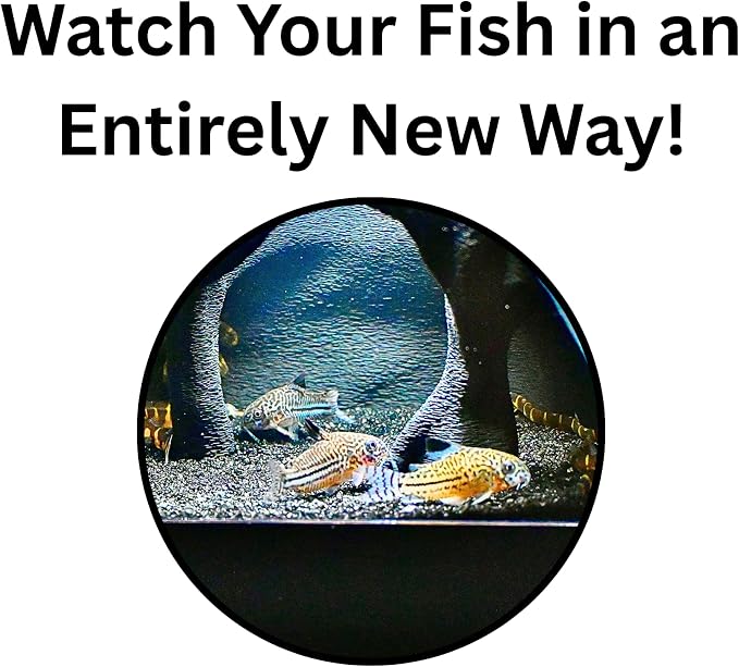 Aquarium Underground Cave Natural Mangrove Tree | Viewing Fish Under Gravel Tunnel Hide | Fish Tank Hideout Decor Decoration Enrichment for Corydora Catfish, Kuhli Loach, Clown Loach, Pleco, Betta