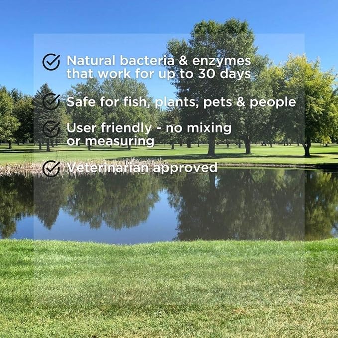 Healthy Ponds Aquasphere Pro Biodegradable Pond Treatment 3-Pack, Each Sphere Treats up to 1,000 Gallons | Biodegradable Pond Treatment