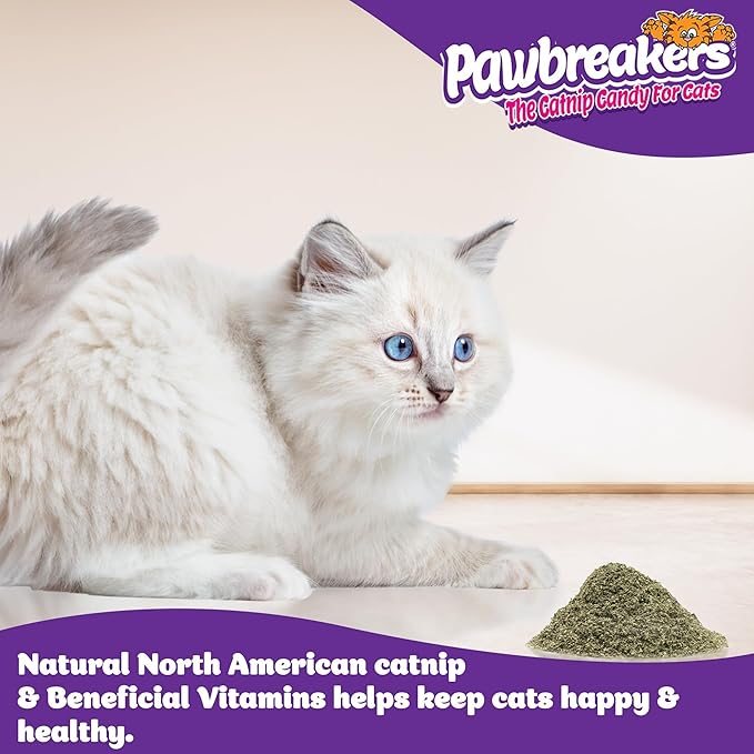 Pawbreakers® Vitanip® Catnip Cat Treats & Toys - Diamond V® Feline Nutritional Supplement – Safe & postbiotic Catnip for Cats | Cat Treats | Made in USA