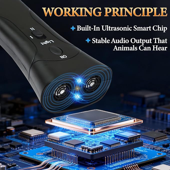 Ultrasonic Dog Chaser,Training Dog Banish Dog Machine,Control Devices Training Tool Stop Barking Sonic Dog Repeller