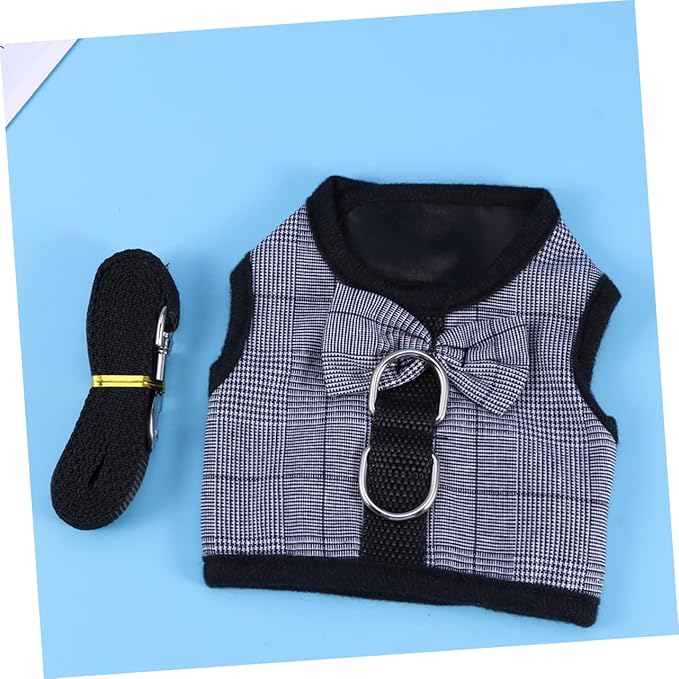 Toddmomy Pet Leash Rabbit Accessory Harness Breathable Mesh Vest Easy Off for Small Animals Style Harness