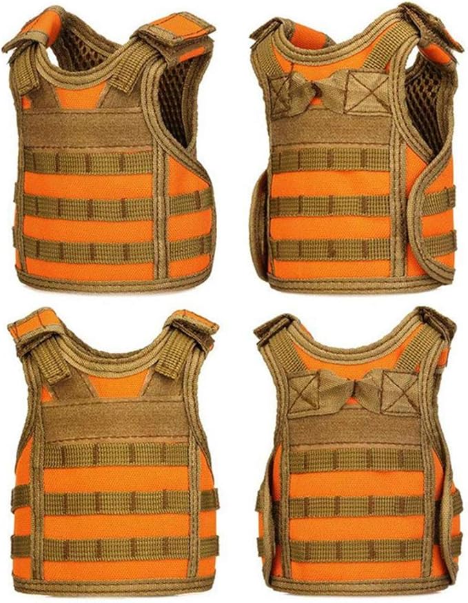Ferret Clothes Small Animals Harness Military Style Adjustable Shoulder Straps Soft Mesh Comfort Durable Nylon Padded Vest Ferret Guinea Pig Hamster Bunny Kitten Puppy Small Pet Clothes Accessory