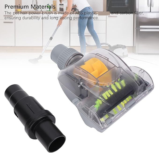 Generic Pet Hair Power Brush Replacement for Rotator, Replacement for Shark Navigator NV350 NV350W NV351 with Motor Head Button and Adapter