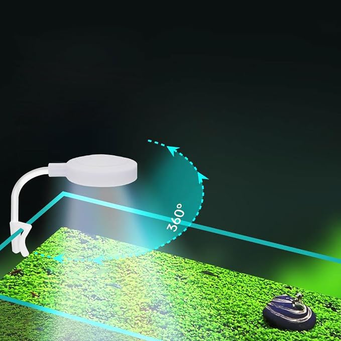 Lamps, Small Aquarium Fish Tank Led Light with USB Interface Clip On for Plant Aquarium, 9.00 * 6.00 * 5.00CM, Pink