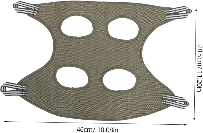 VICASKY PET Grooming Hammock for Cats and Dogs Versatile Cat Sling for Nail Trimming Space-Saving Hanging Design Thick Neck Support for Small Animal Grooming