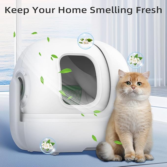 6 Pack Smelling Fresh with N50 Odor Eliminator Exclusive for Pura Max Automatic Self-Cleaning Cat Litter Box - Cat Toilet Odor Control, Deodorant Aromatherapy Paste (Old/New Packaging Randomly)