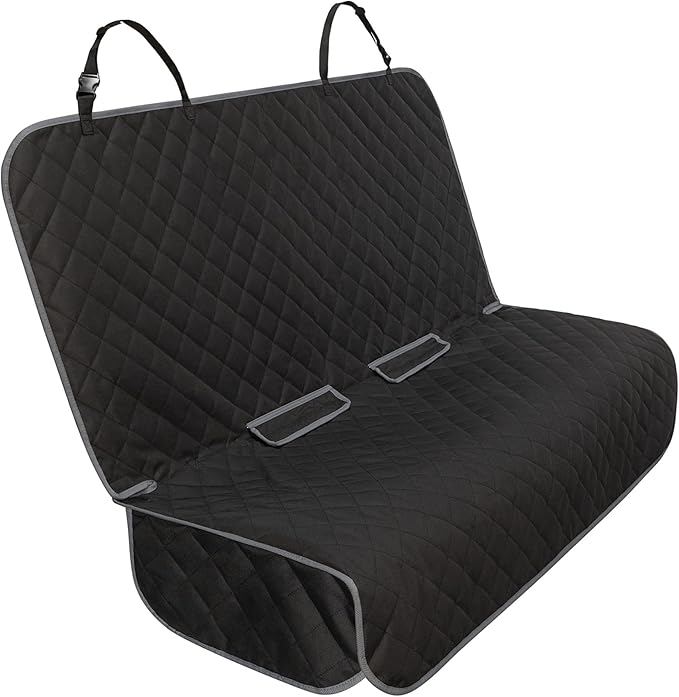 VIEWPETS Bench Car Seat Cover Protector - Waterproof, Heavy-Duty and Nonslip Pet Car Seat Cover for Dogs with X-Large Size Fits for Large SUVs & Trucks