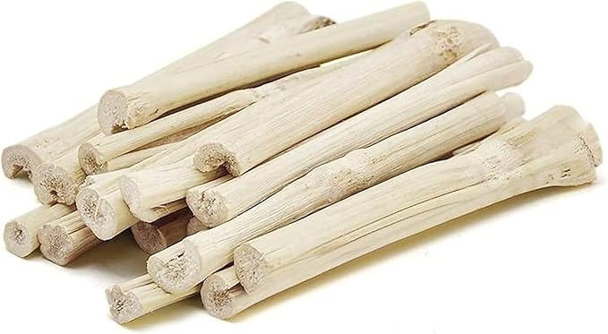SunGrow Sweet Bamboo Chew Sticks for Rabbits, 2 oz. Bunny Molar Chew Sticks for Guinea Pigs, Chinchillas, Gerbils, Hamsters and Small Animals
