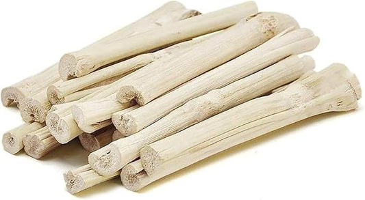SunGrow Sweet Bamboo Chew Sticks for Rabbits, 100g (3.5 oz) Bunny Molar Chew Sticks for Guinea Pigs, Chinchillas, Gerbils, Hamsters and Small Animals