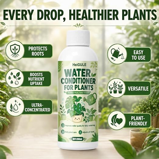 Tap Water Conditioner for Plants, Promotes Plant Nutrient Absorption, 6.7OZ | Suitable for Houseplants, Hydroponics, Aquariums, Designed Specifically for Hydroponics, Enhancing Aesthetics