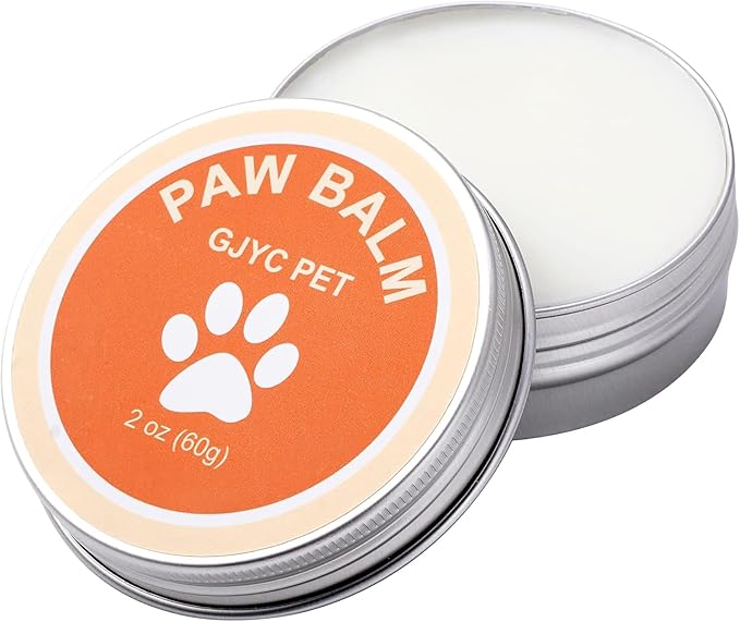 2 oz (60g) Natural Dog Paw Balm - Organic Lickable Moisturizing Cream for Paws, Snout & Elbows | Heals Dry, Cracked Skin | Vitamin E & Food-Grade Ingredients