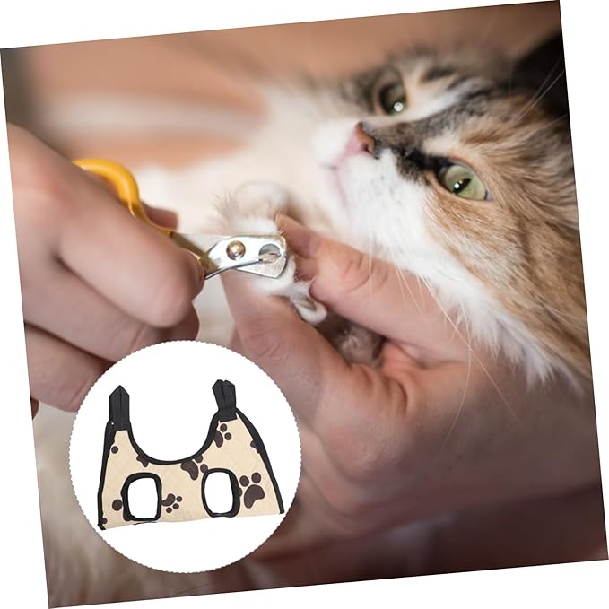 BESPORTBLE Cat Grooming Hammock Breathable Trimming Sling for Easy Nail Care Chic Design for Home Decor for Cats Dogs Reusable Pet Hanging Hammock for Grooming