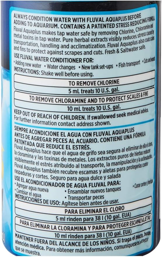 Fluval Water Conditioner for Aquarium, 8.4-Ounce