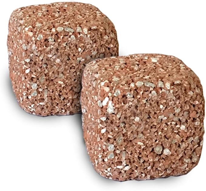 EcoBio-Block Natural Volcanic Rock for Aquarium Water Clarity & Balance — Low-Maintenance Alternative to Weekly Additives — for Freshwater Fish, Turtles, Shrimp & Frogs (Nano 2-Pack, 0.8-1.5 gal ea.)
