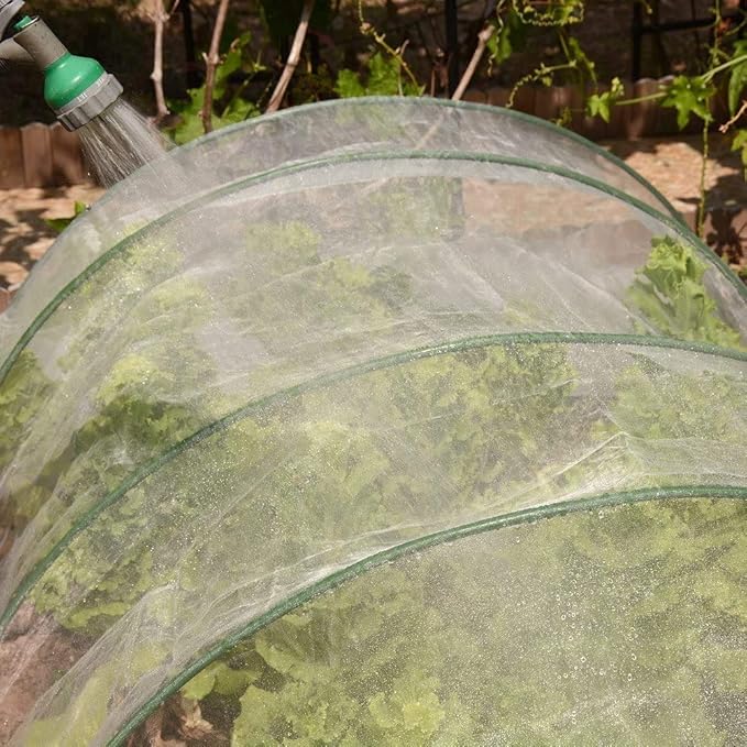 8x50Ft Mosquito Bug Insect Bird Fine Mesh Net Barrier Hunting Blind Garden Screen Netting for Protect Your Plant Fruits Flower