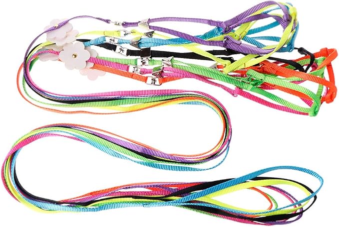 Adjustable with Elastic Leash for Bird Easy Control Harness Leash Vest Flying for Cross Band, Orange