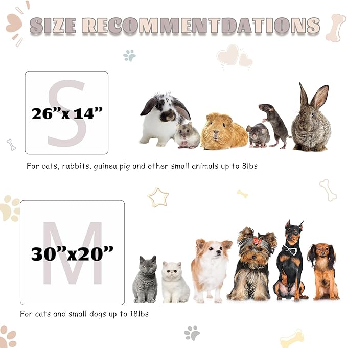 6 Pack Guinea Pig Cage Liner, Washable Guinea Pig Fleece Blankets Beding Accessories, Flannel Throw Warm Sleep Mat, Pet Pee Pads for Small Animal Hamster Rabbit Puppy Cat (Dark Color, 30x20 Inch)