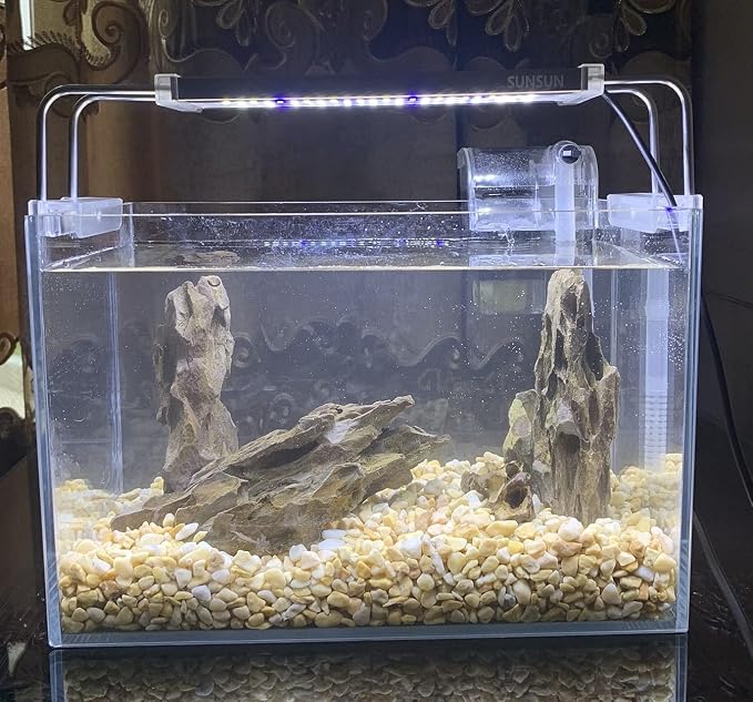 AWXZOM Natural Dragon Rock Carefully Selected Mixed Sizes, Decorative Aquarium Rocks, Aquarium Stones for Fish Tank (7.1lb-Large)