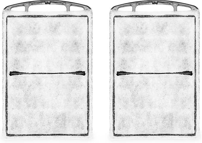 Mighty Aquarium Filter HOB Replacement Media - Replacement for Fish Tank Filters, Hang-on-Back Small Aquarium Filter Replacement Filter Cartridge, XL MG20 Replacement Cartridge, 2-Pack