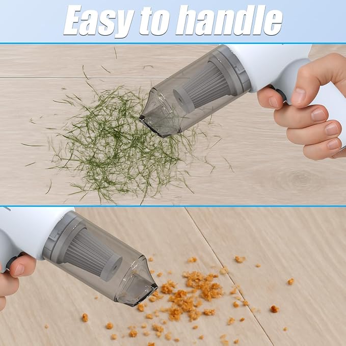 Guinea Pig Handheld Vacuum Cleaner Cage, Guinea Pig cage Cleaner, Rabbit Poop Vacuum, for Lightweight Cleanup of Guinea Pig, Rabbit, Hamster, Chinchilla, Reptile, Bird