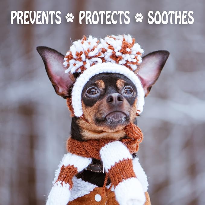 Musher’s Secret Dog Paw Wax 454g (16oz) – All-Natural Dog Balm w/ Vitamin E – Helps Protect & Moisturizes Cracked Paws – Invisible Barrier for Hot Pavement, Ice & Salt – Lick-Safe & Non-Toxic