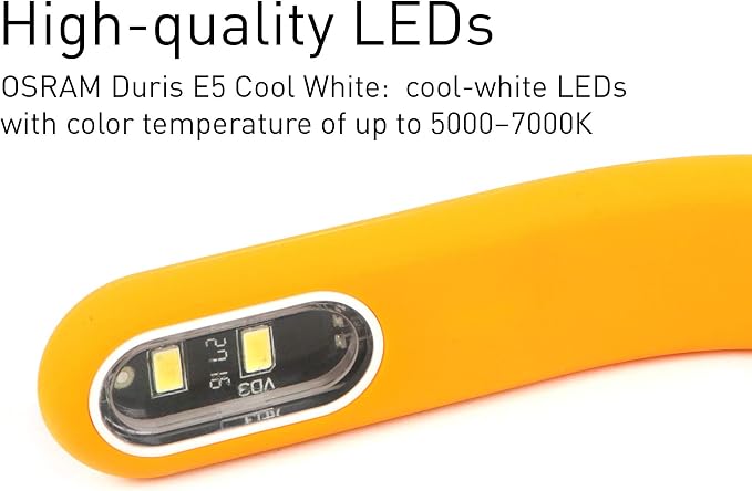 Clip On Fish Tank Light LED Flexible Aquarium Lamp for Plants | Plants & Fish Aquarium Lighting, Full Spectrum Grow Lamp, Easy Install, Safe Durable Waterproof for Freshwater, Saltwater