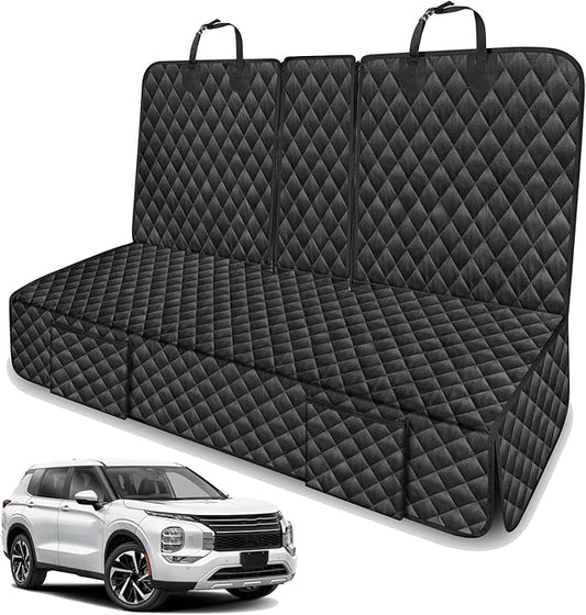 Dog Car Seat Cover for Back Seat Compatible with Mitsubishi Outlander Lancer Eclipse Cross Sport Accessories, Waterproof Non-Slip Pet Bench Backseat Covers 2026 New