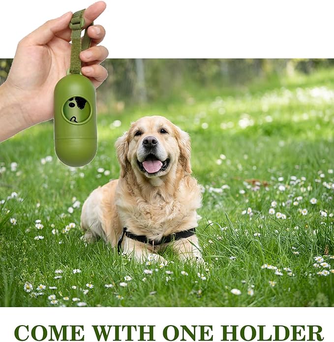Yingdelai Dog Poop Bags 280 Counts: Extra Thick LeakProof Waste Bag with Dispenser for Doggy (Scented)