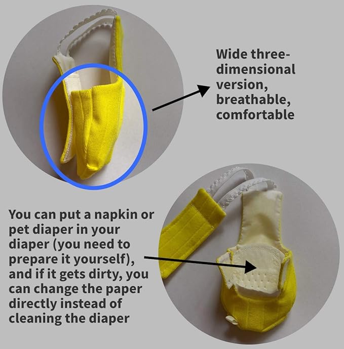 Parrot Bird Diapers, Birds Flight Suit, Parrot Clothes, Pet Animal Costumes, Bird Clothes, Cockatiel Bird Diaper, Pet Bird Diapers, Parrot Flight Suit, Bird Parrot Clothes (Yellow, L)