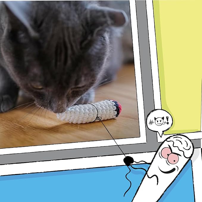 LIT LABS Kittie Doobs - Catnip Joints for Cats - Safe, Durable, and Hilarious Cat Toys