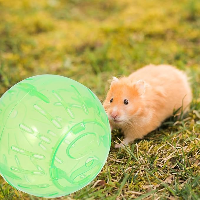 Baluue Hamster Running Ball 4 Inch Mini Exercise Toy for Small Pets Safe Interactive Activity for Hamsters Gerbils