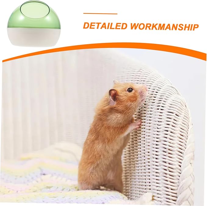 Garneck Multi-Function Hamster Bath Kit Hamster Toilet Chinchilla Dust Bath Easy to Store Transport
