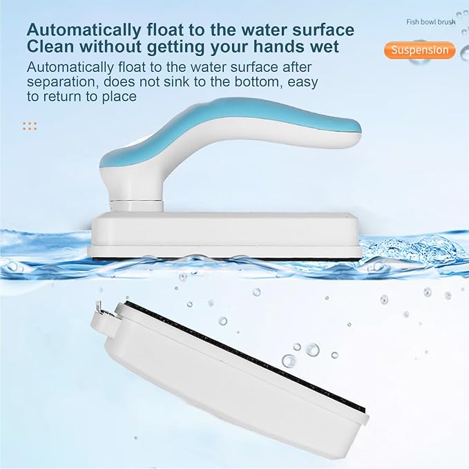 Aquarium Magnet Glass Cleaner Double-Sided Magnetic Effective Algae Removal | Aquarium Fish Tank Scraper for Aquarium Glass Cleaning Double-Sided Effective Algae Removal Scraper Cleaner Tool
