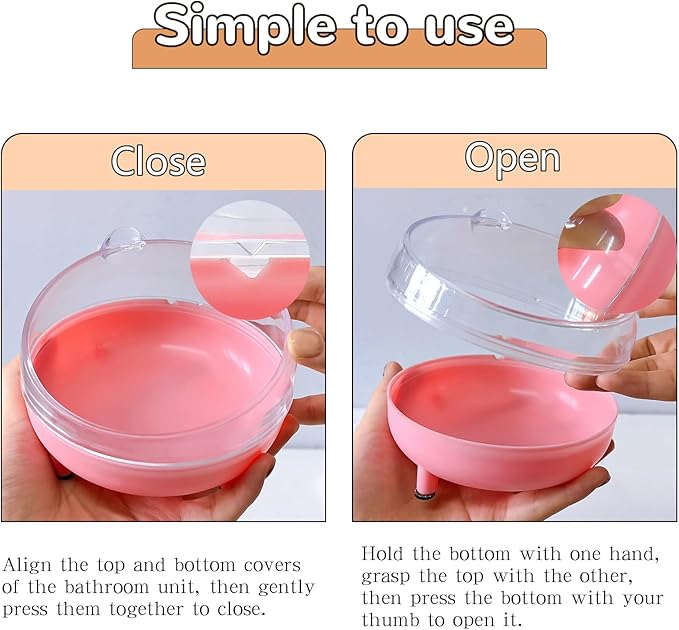 Hamster Sand Bath Container,Sandbox Toilet,Hamster Sand Bathtub with Cleaning Scoop,Gerbil Dust Bathtub for Hamsters Mice Lemming