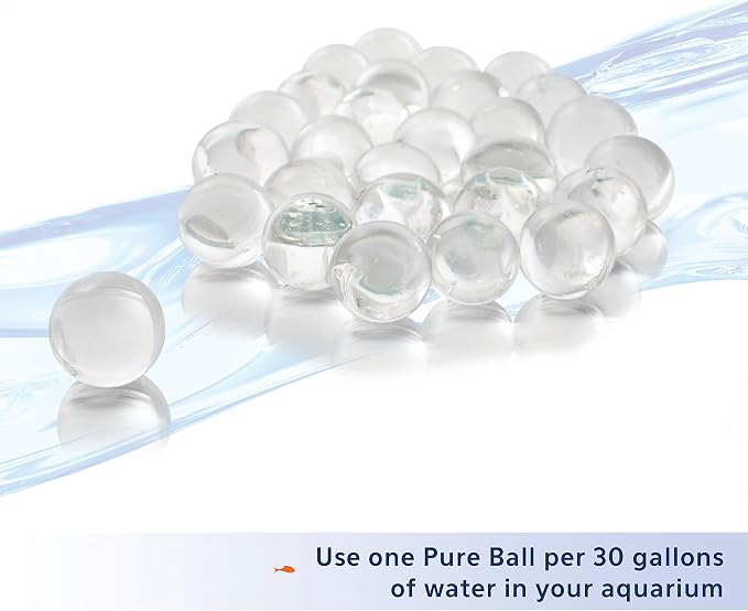 Aqueon Pure Bacteria Supplement - 8 Pack (30 Gallon) | Aquarium bacteria, beneficial bacteria for freshwater aquariums, easy-dose gel balls that cannot be overdosed