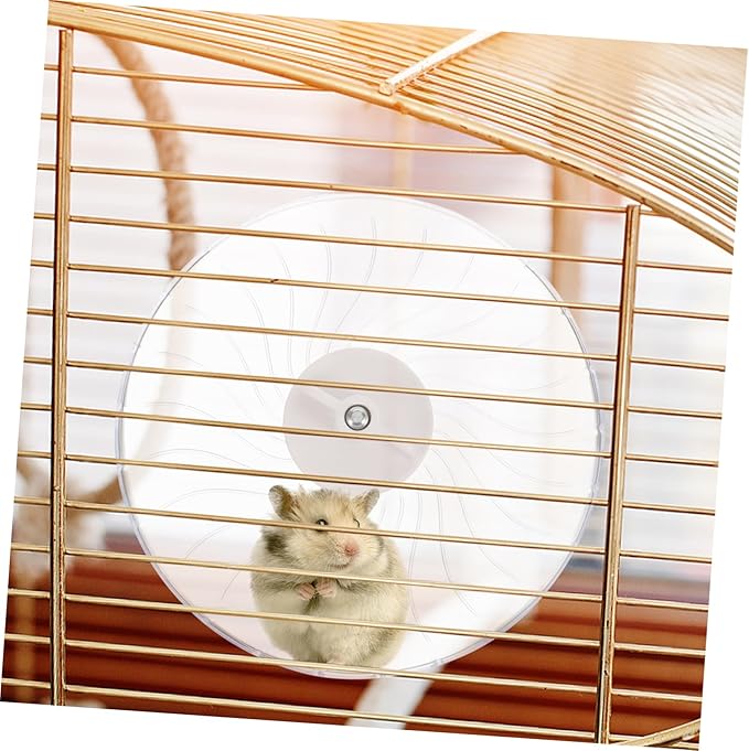 Toyvian Silent Hamster Wheel 5.51 Inch Running Wheel for Small Pets Including Hamsters Guinea Pigs Chinchillas and Gerbils Smooth Edges Low Noise Exercise Toy for Cage