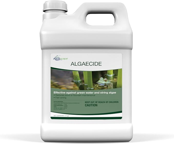 Aquascape Algaecide for Pond, Waterfall, and Water Features, 2.5-Gallon, 96053