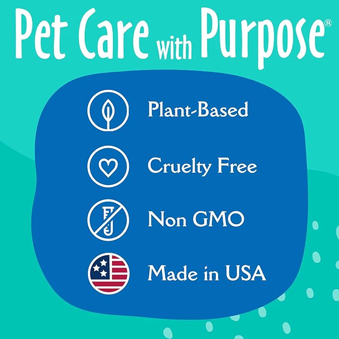 earthbath, Wild Cherry 2-in-1 Cat Conditioning Shampoo - Cruelty Free Cat Shampoo and Conditioner, Made in USA, Gentle, Safe Pet Wash for Kittens - 16 Oz (1 Pack)