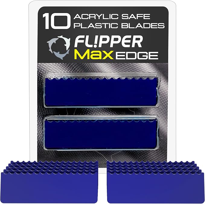 Flipper Edge MAX Acrylic Safe Plastic Blades - 10 Pack