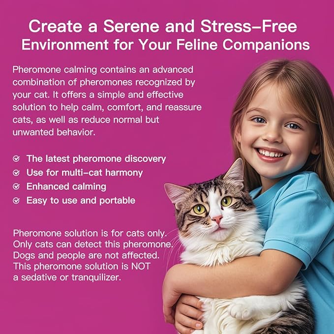 Cat Pheromones Calming Diffuser Premium Pheromone Diffuser for Cats - Cat Pheromones Diffuser - Cat Calming Diffuser - Cat Calming Pheromone Diffuser (Grey)