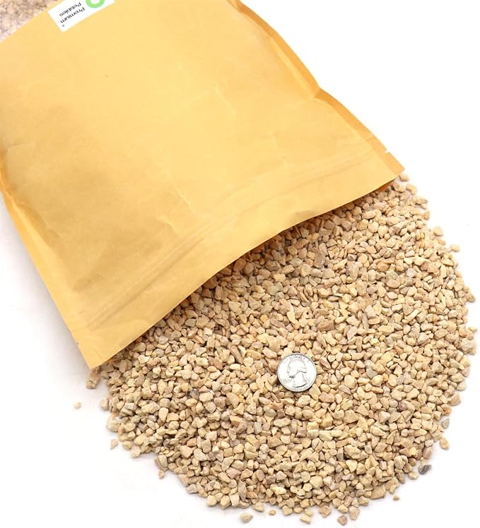 Light Brown Coarse Sand for Plants, Horticultural Sand, 1/8 Inch, 2 lbs