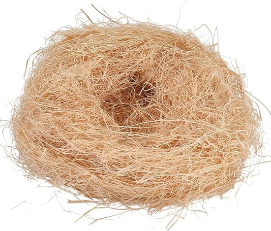 CREATCABIN 30G Natural Raffia Grass Bird Nesting Grass Easter Basket Gift Box Vase Filling Decoration Canary Finch Box Fillers for Birds Pets Nest Cages Budgie Hummingbird Parakeet Gift Packing
