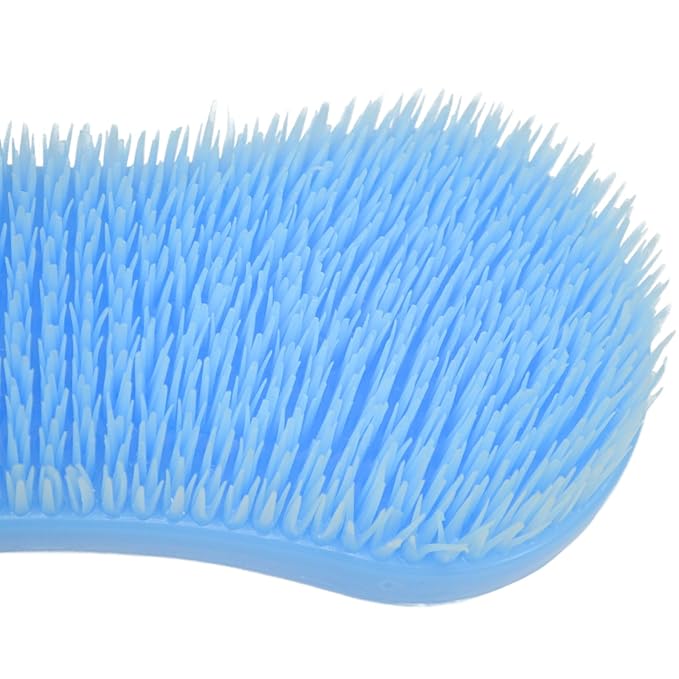 Intrepid International Magic Horse Brush, for Horse Grooming Kit w/Durable Plastic Bristles, Horse Brushes for Grooming, Light Blue