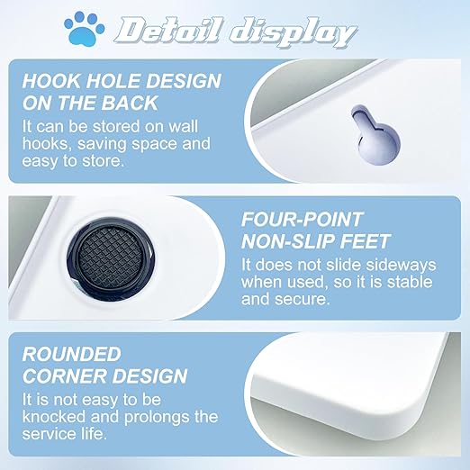 Digital Pet Scale for Small Animal, LED Display Puppy Whelping Scale with Tape Measure, Collar, Scissors for Newborn Pets, Cats, Dogs, Animals, Measures Up to 15kg, 11.4 * 7.1" (White)