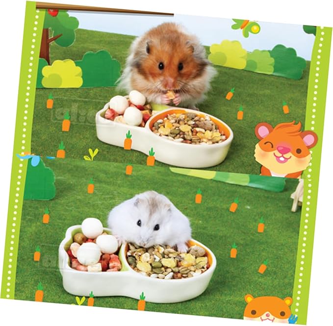 POPETPOP 2Pcs Dog Feeding Bowl Non Tip Pet Food Dish for Cats Dogs Safe Pet Feeder for Indoor Use