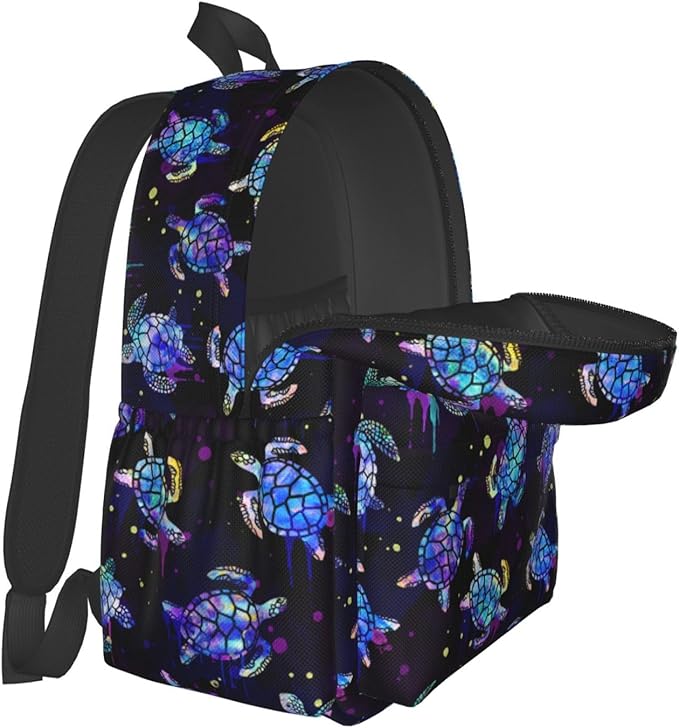 Sea Turtles Backpack for Women 16.9 inch Travel Casual Laptop Backpack Lightweight Waterproof Hiking Daypack